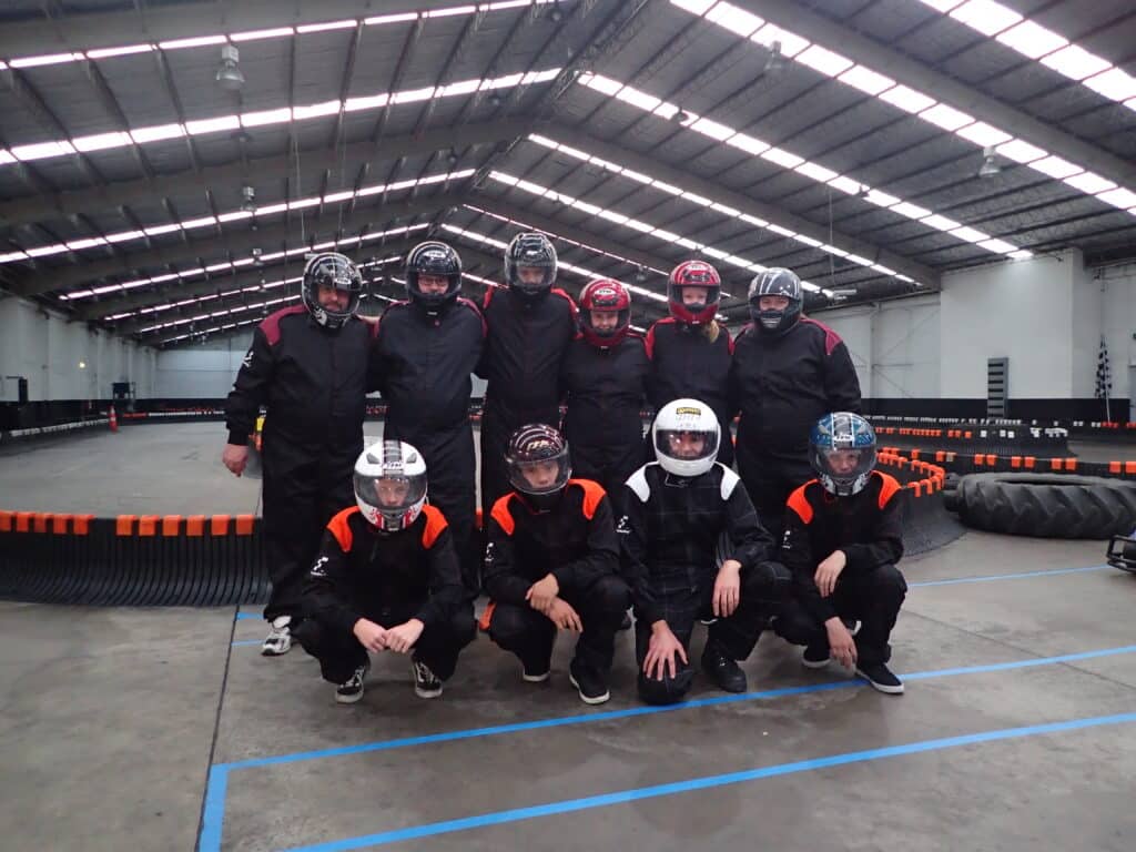 Supa Karts Drivers racing in the Team Endurance Race