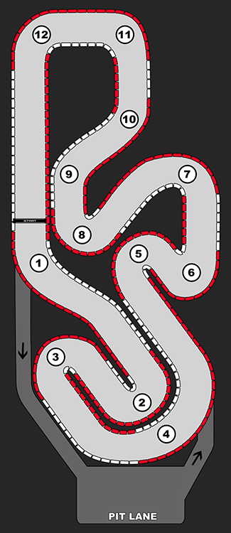 Current Layout of Track December 2024